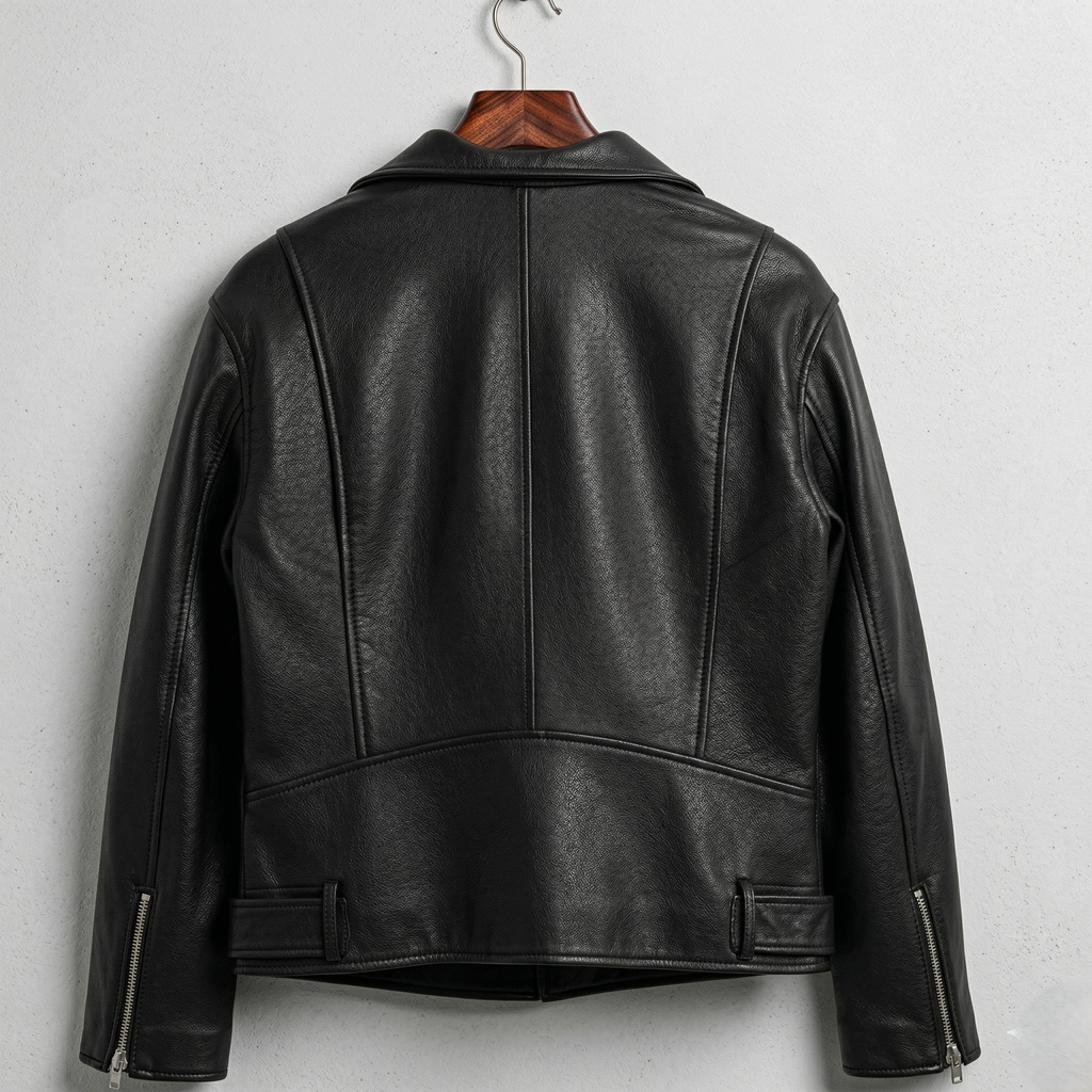 Handmade Black Leather Jacket – Women’s Moto Style Biker Jacket vyxen style, distressed cafe Racer genuine lambskin