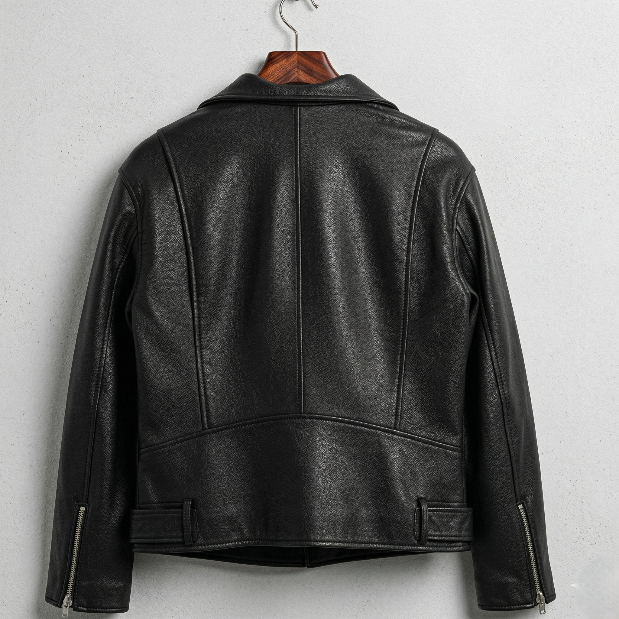 Handmade Black Leather Jacket – Women’s Moto Style Biker Jacket vyxen style, distressed cafe Racer genuine lambskin